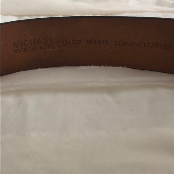 Michael Kors brown leather belt - Picture 3 of 3